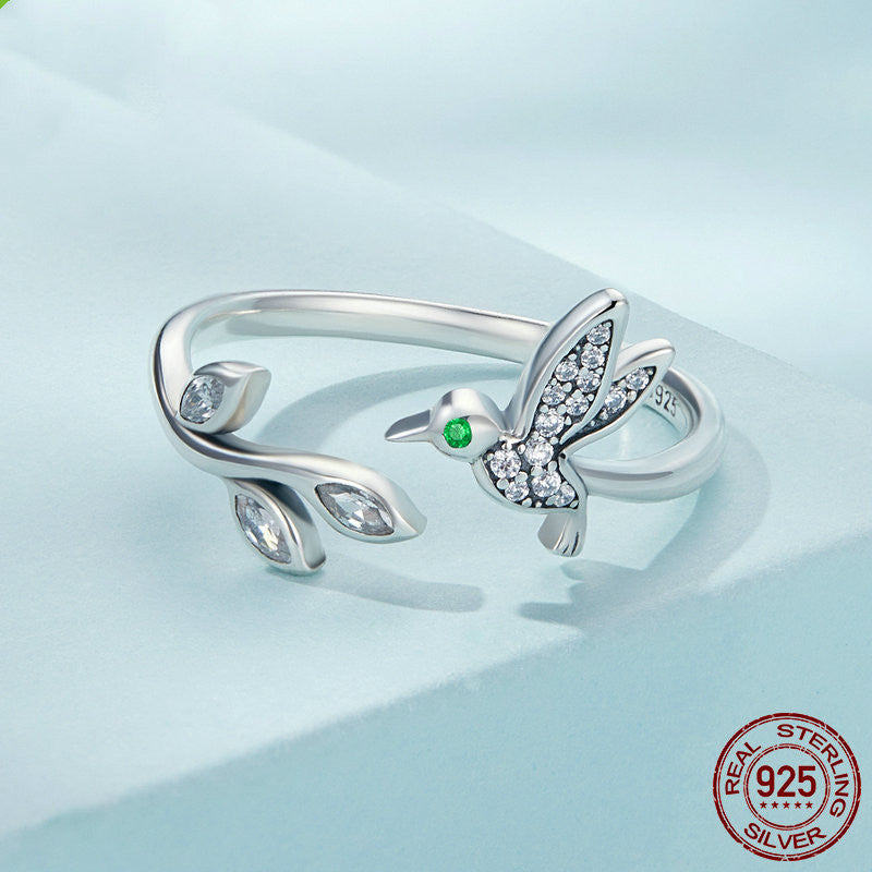 Smart Bird 925 Sterling Silver Ring Jewelry