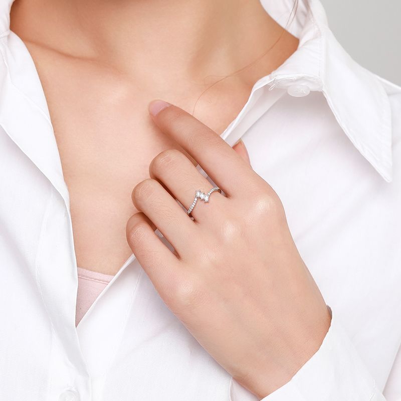 Sugar Cube Index Finger Ring Personality Net Celebrity Ins Ring Ring