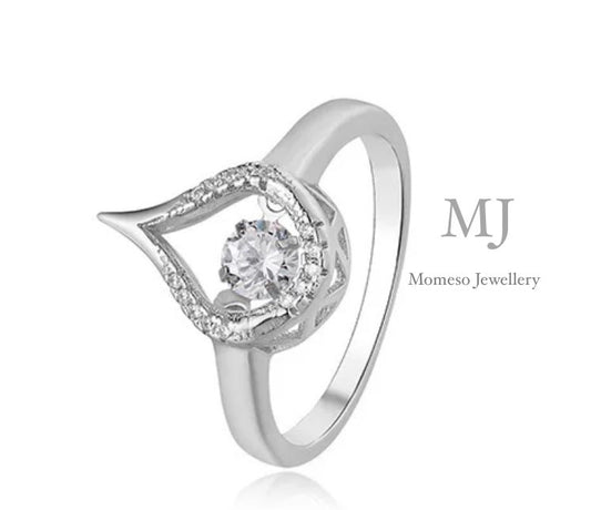 Fashion Bridal 925 Silver Diamond Jewelry Ring