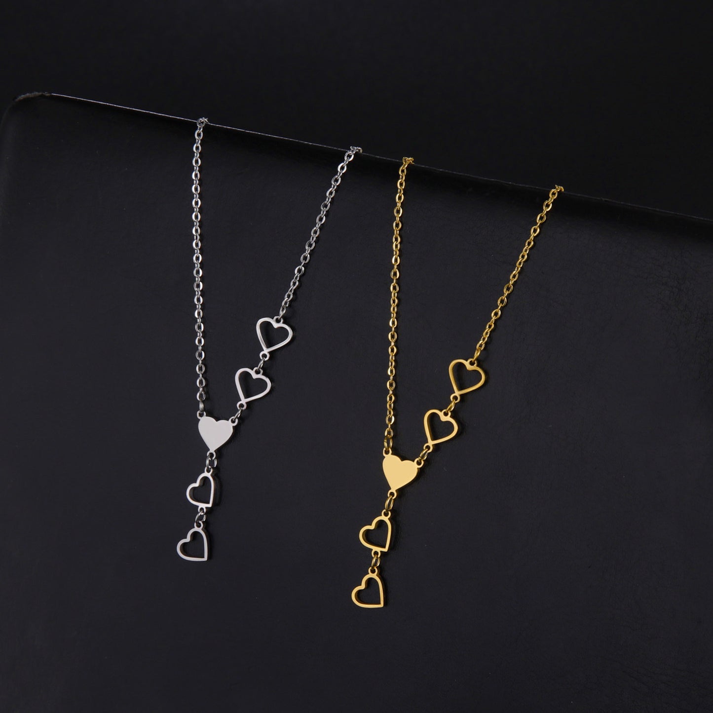 Fashion Love Pendant Stainless Steel Necklace