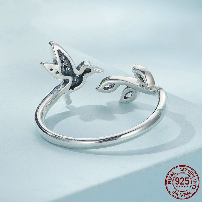 Smart Bird 925 Sterling Silver Ring Jewelry